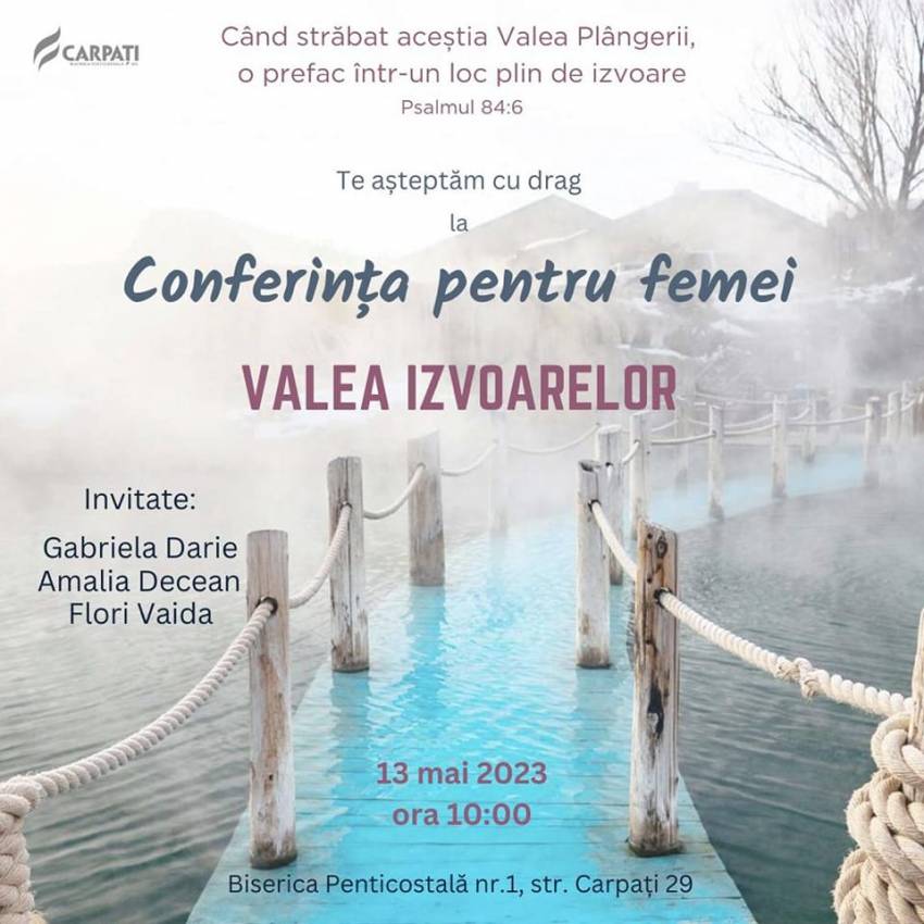 Conferință pentru femei la Biserica Carpați Cluj-Napoca
