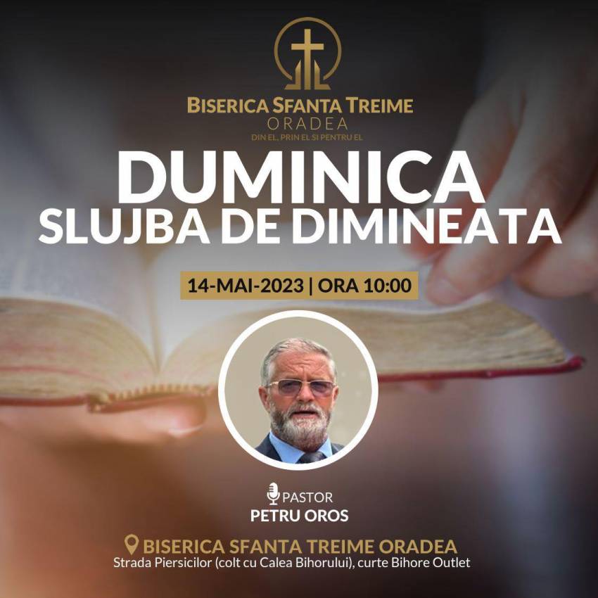 Petru Oros la Biserica Sfânta Treime Oradea