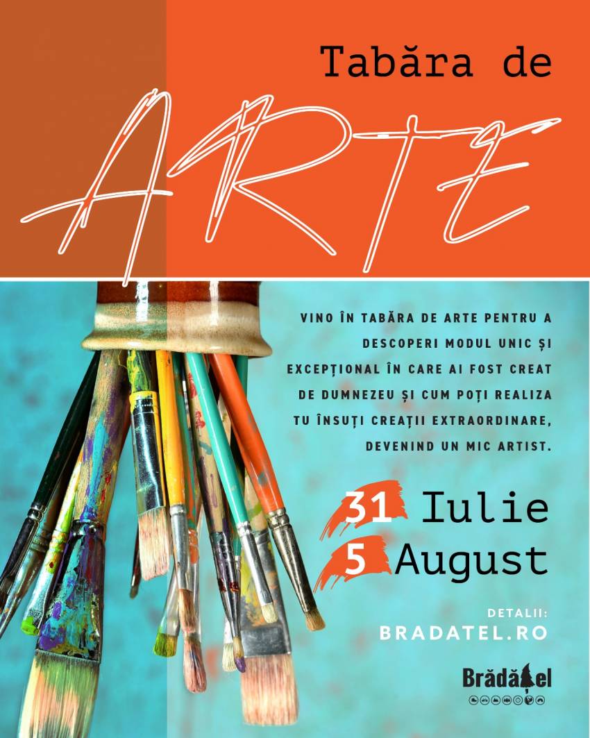 Tabără de arte la Brădățel