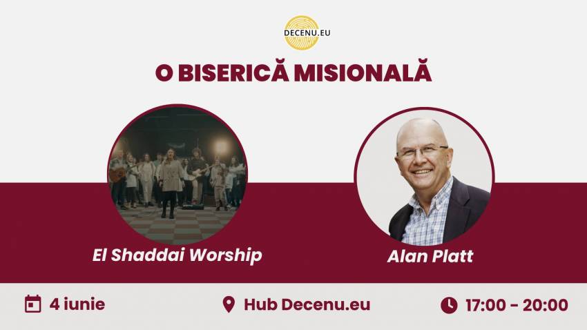 Alan Platt & El Shaddai Worship la Decenu.eu Hub Oradea
