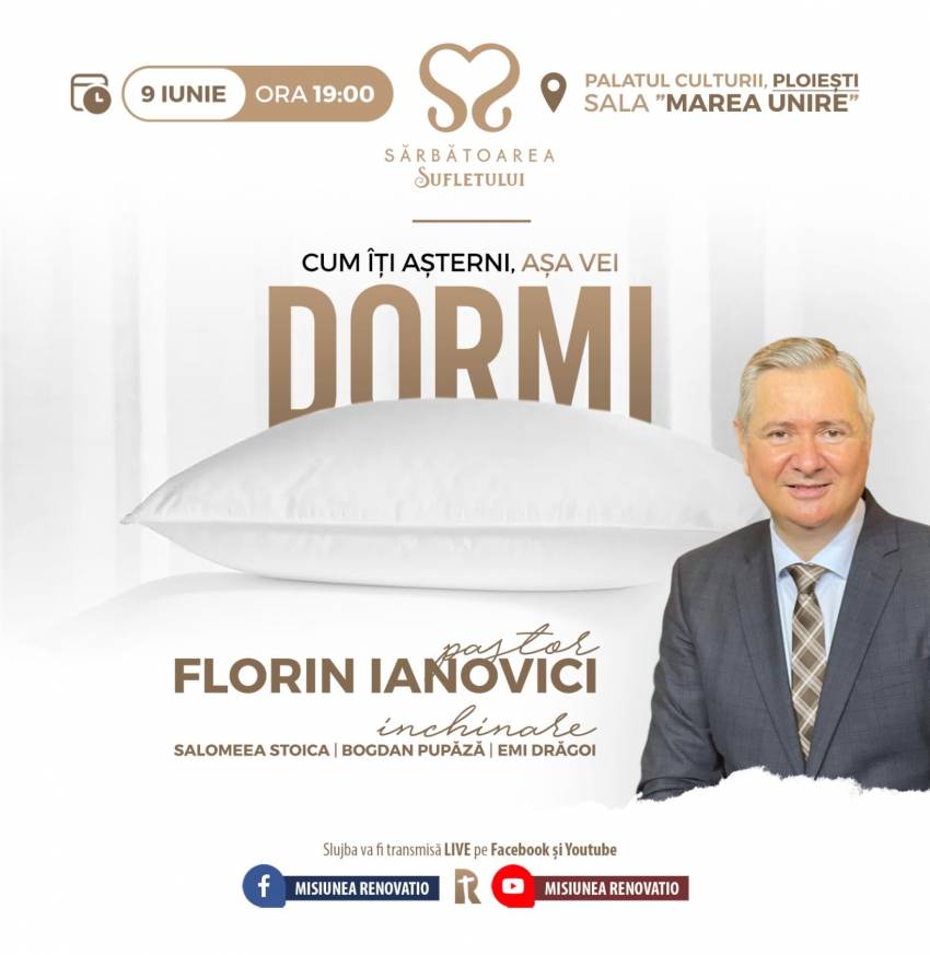Sărbătoarea Sufletului cu Florin Ianovici la Palatul Culturii Ploiești