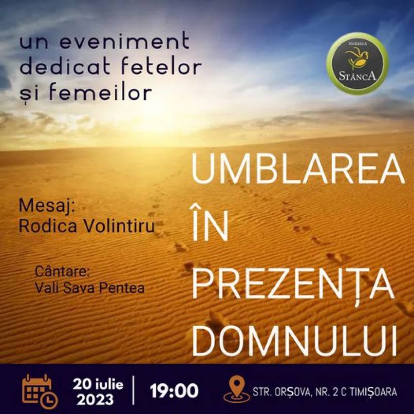 Rodica Volintiru la Biserica Stânca Timișoara