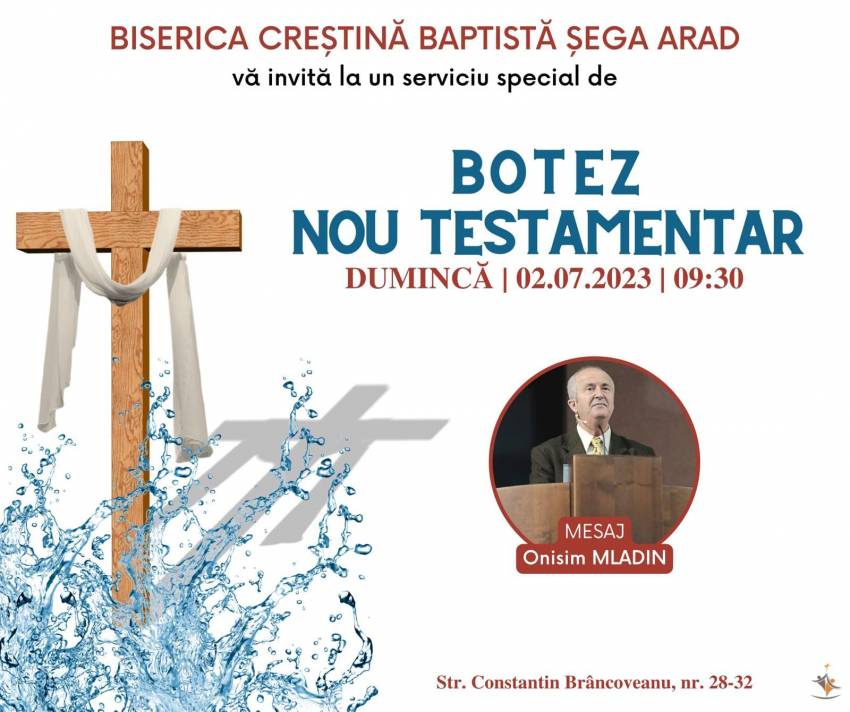 Botez la Biserica Șega Arad