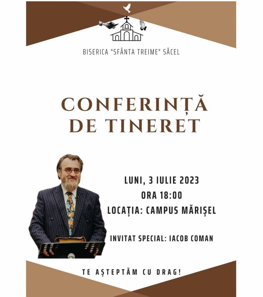 Conferință de tineret cu Iacob Coman la Campus Mărișel