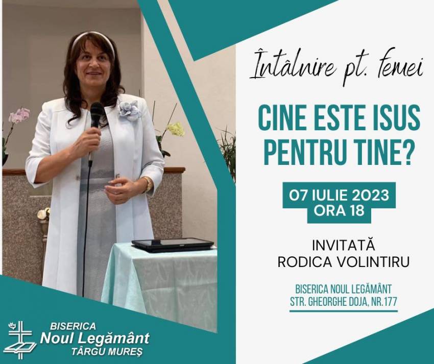 Rodica Volintiru la Biserica Noul Legământ Târgu Mureș