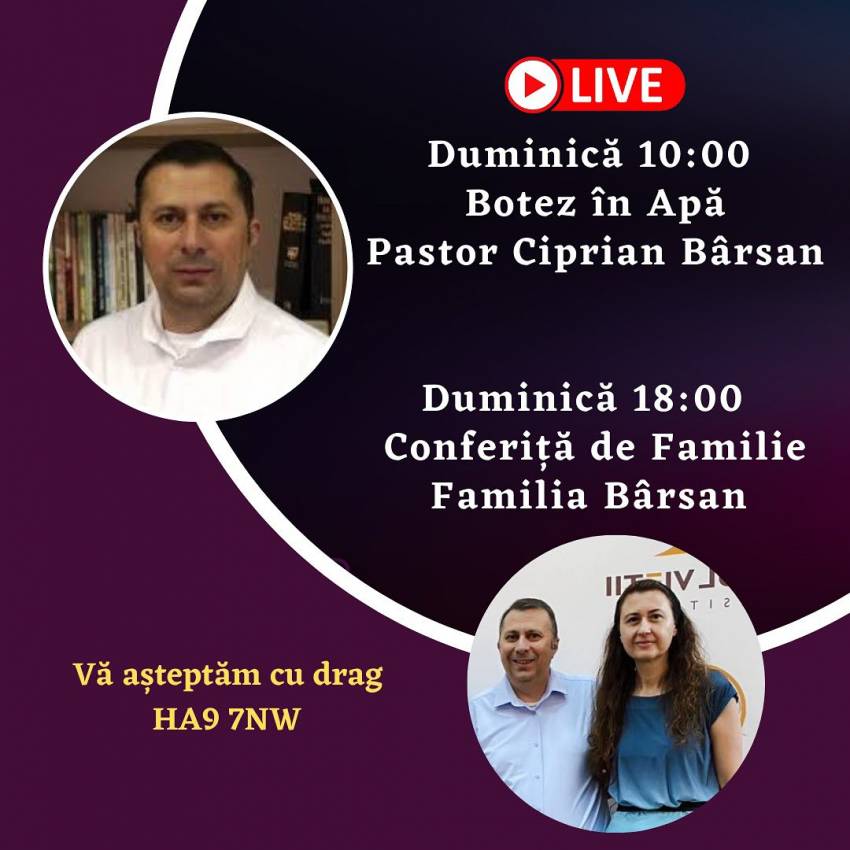 Botez & Conferință pentru familii la Biserica Peniel Londra
