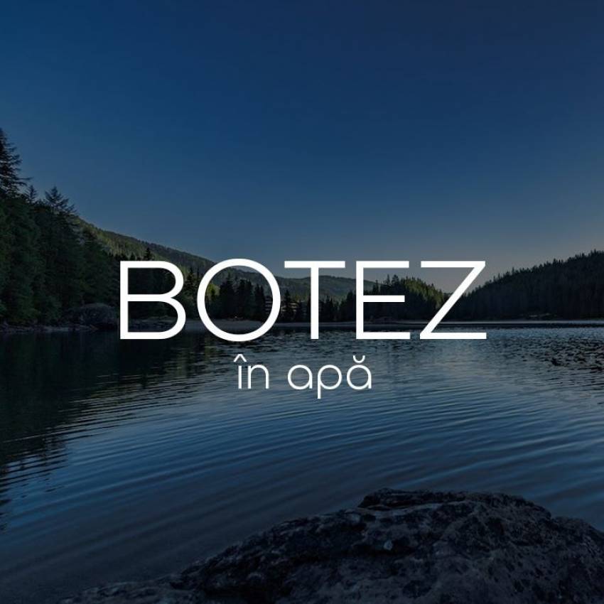 Botez la Biserica Filadelfia Timişoara