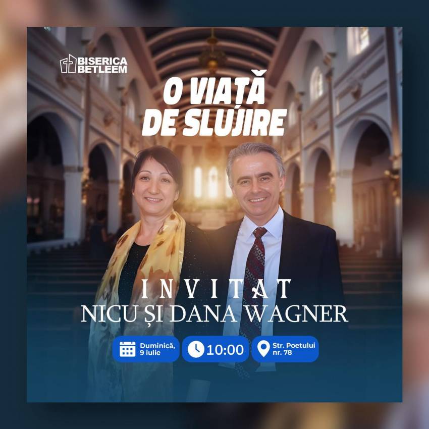 Nicu & Dana Wagner la Biserica Betleem Arad