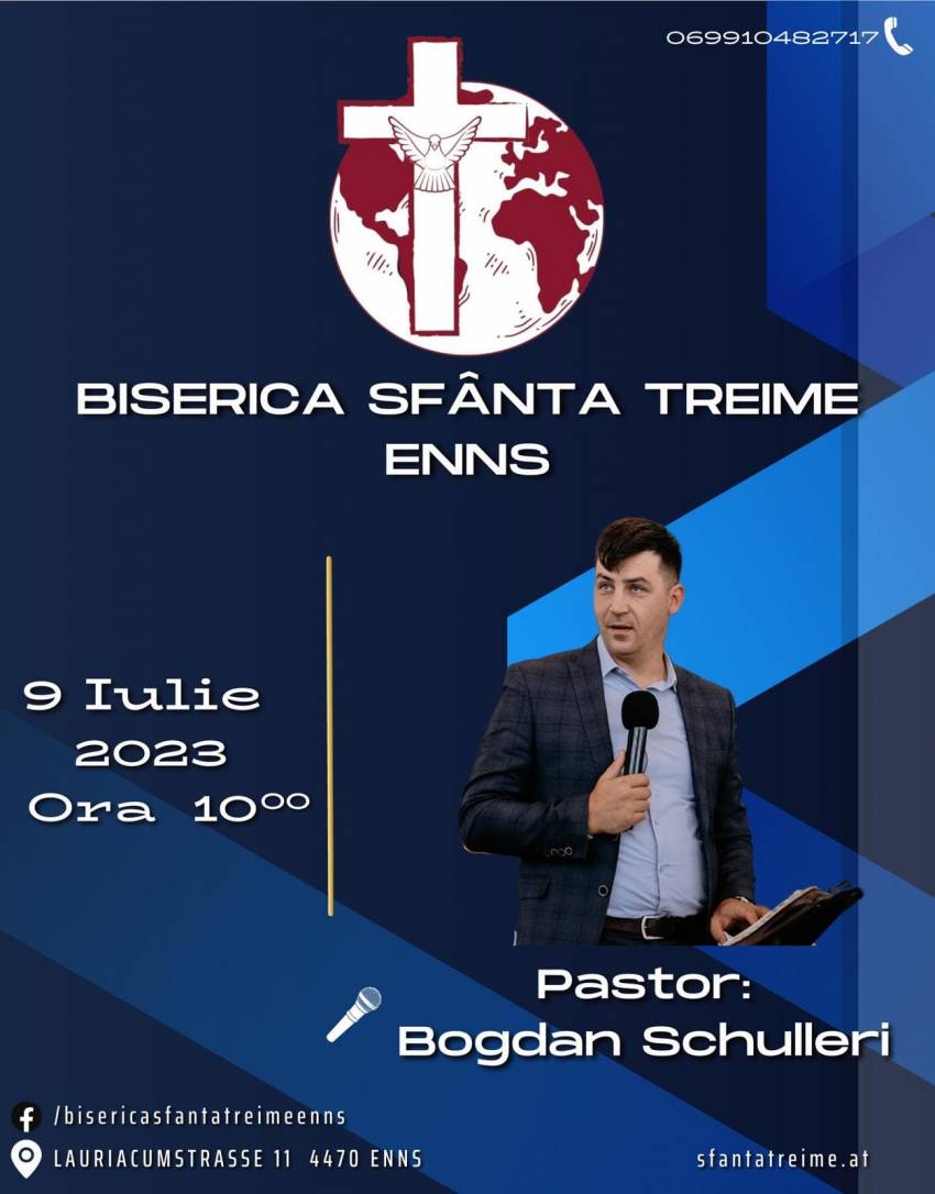 Bogdan Schulleri la Biserica Sfânta Treime Enns