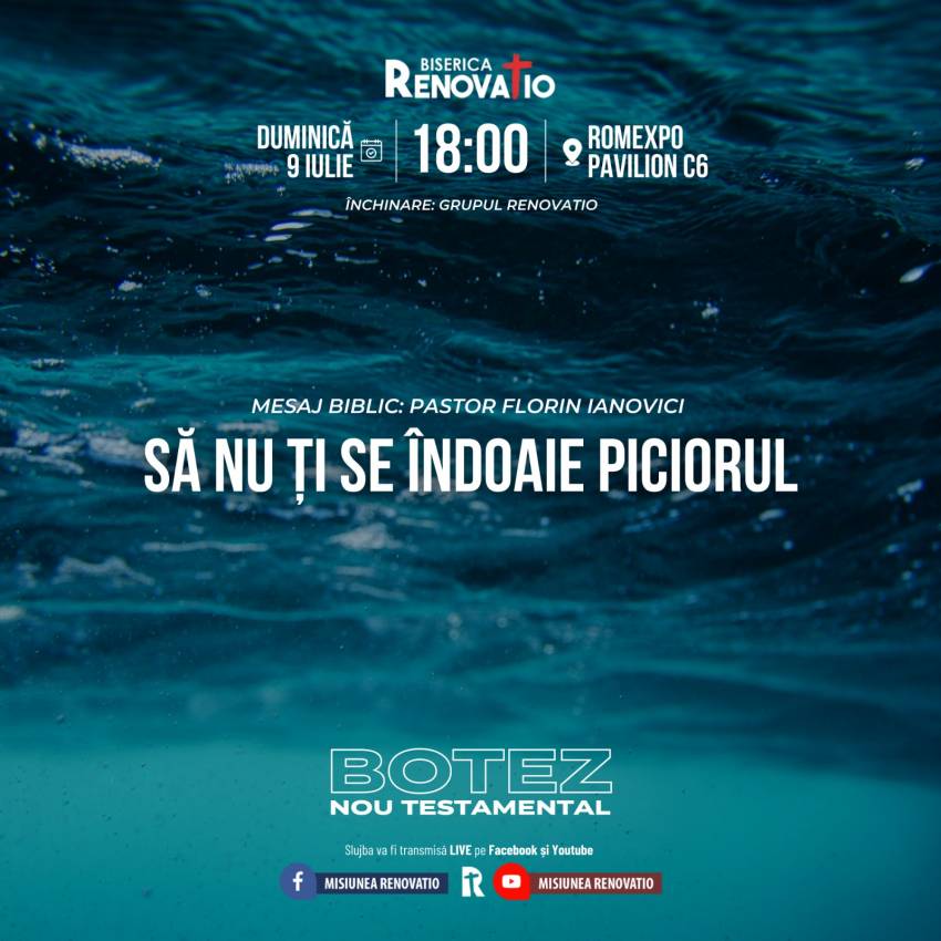 Botez la Biserica Renovatio București