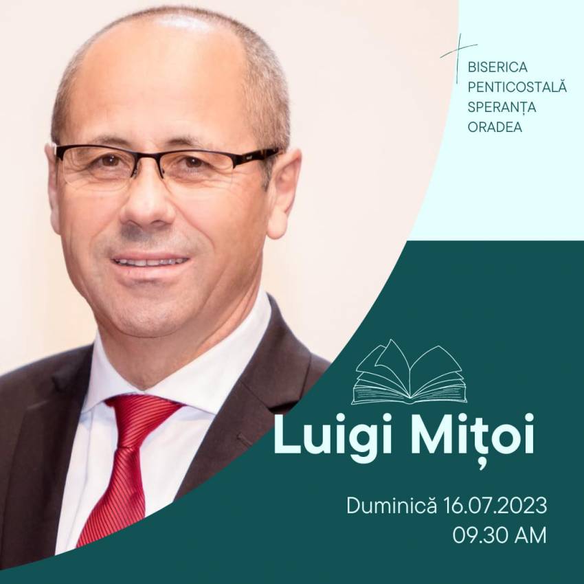 Luigi Mițoi la Biserica Speranţa Oradea