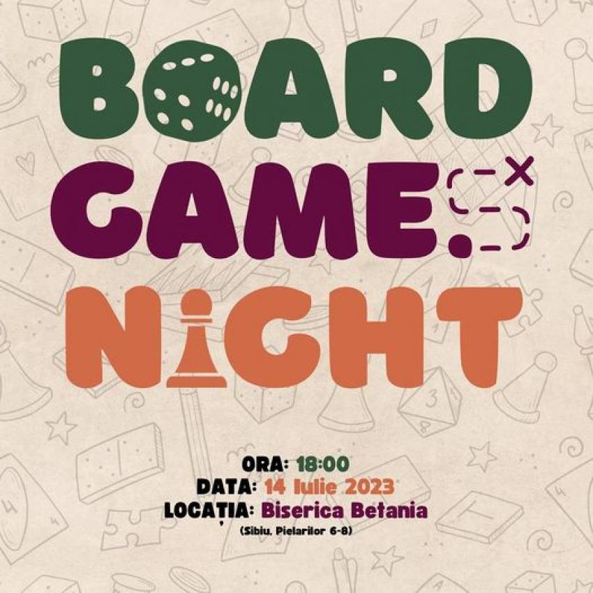 Board Games Night la Biserica Betania Sibiu
