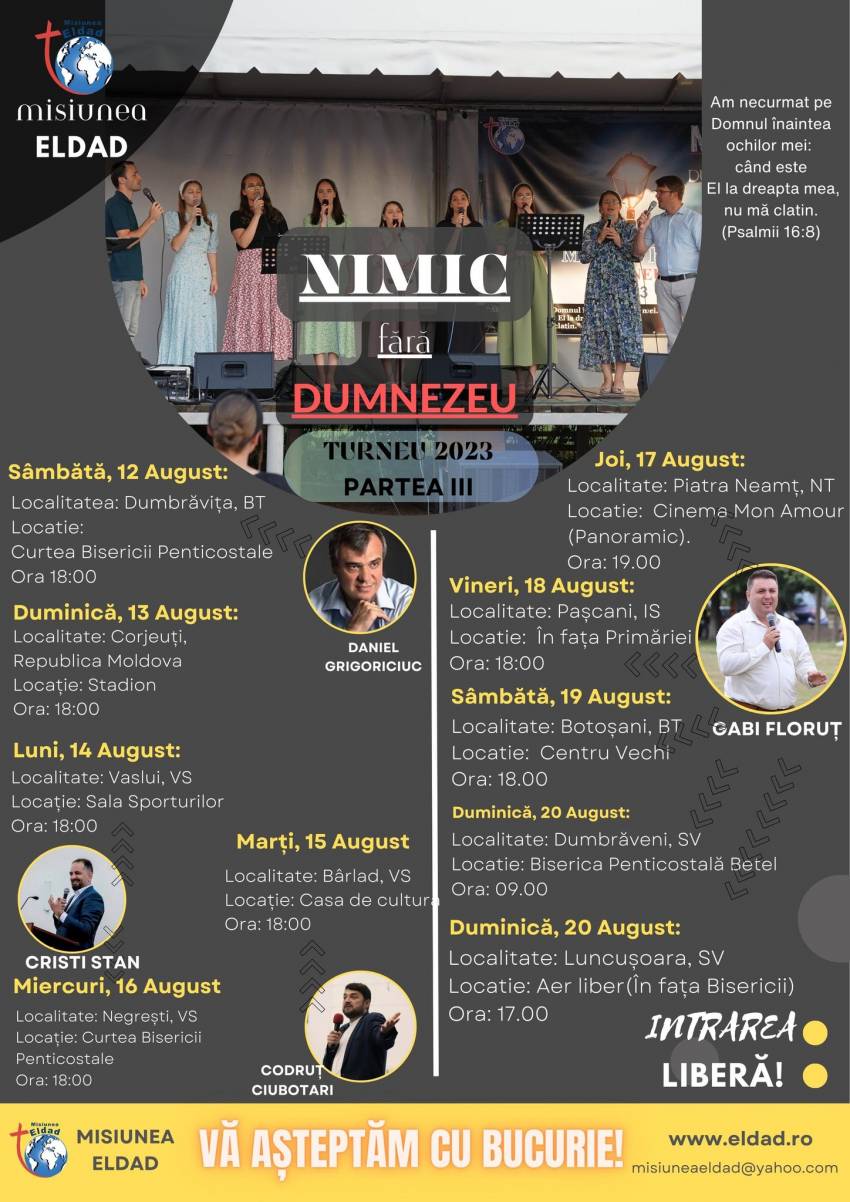 Grupul Eldad: Partea a III-a a Turneului 