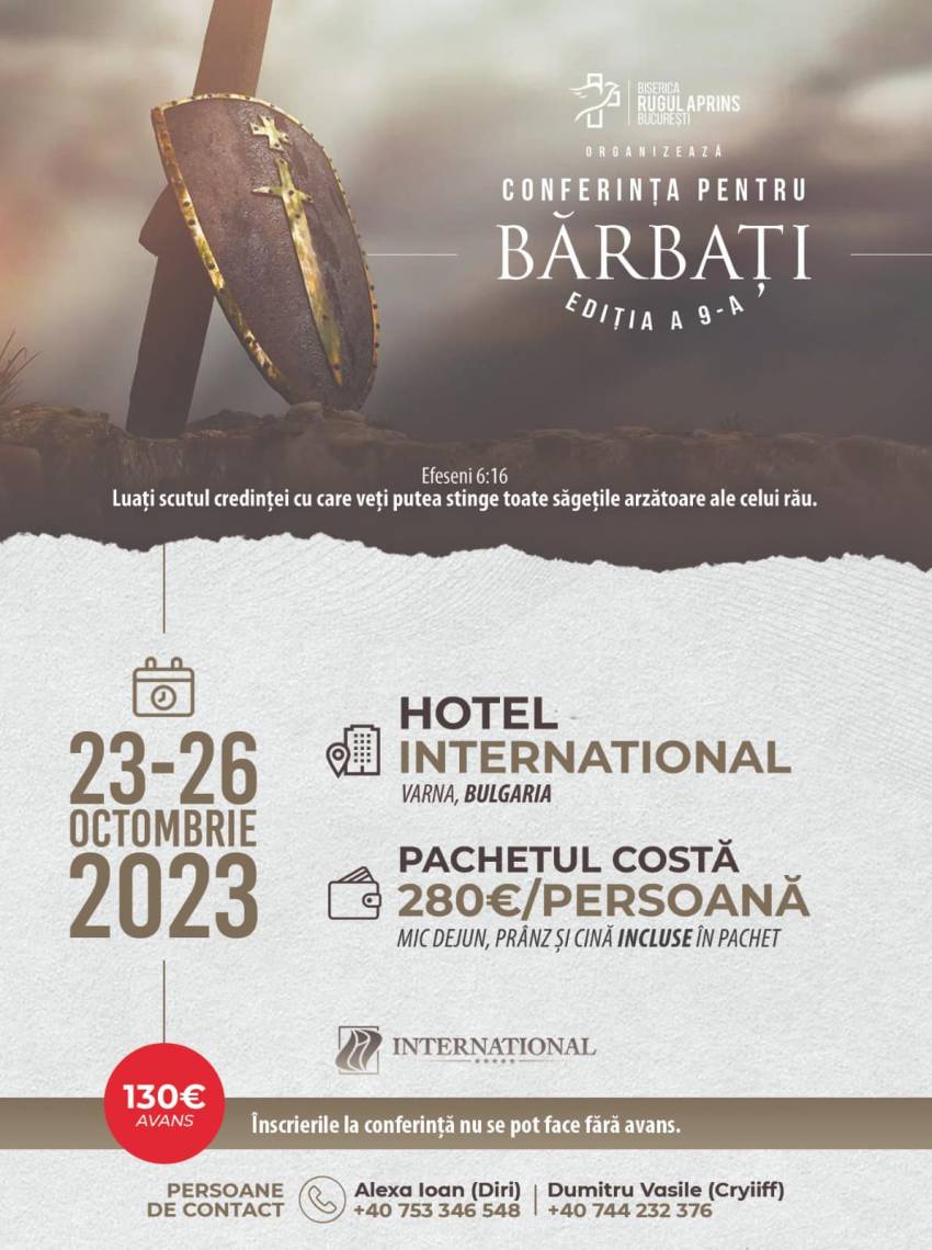 Conferință pentru bărbați la Varna