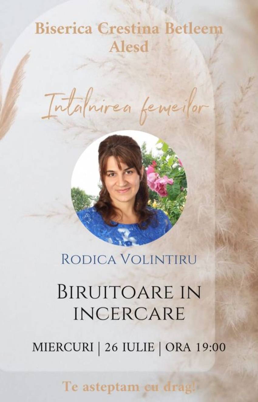 Rodica Volintiru la Biserica Betleem Aleșd