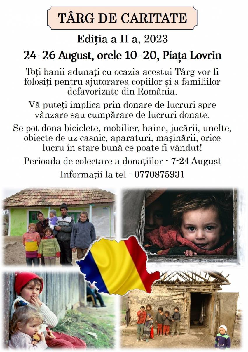 Biserica Penticostală Lovrin: Târg de Caritate