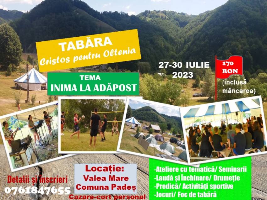Tabăra „Cristos pentru Oltenia”