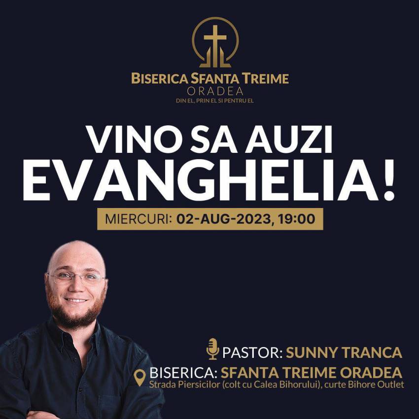 Sunny Trancă la Biserica Sfânta Treime Oradea