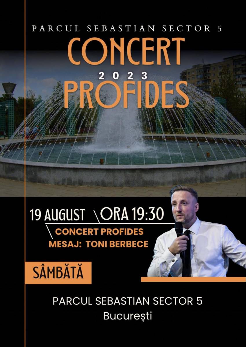 Concert Profides în Parcul Sebastian București