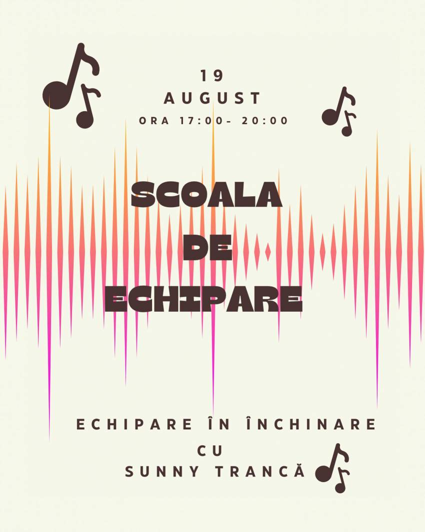 Școală de echipare cu Sunny Trancă la Biserica Sfânta Treime Cluj-Napoca
