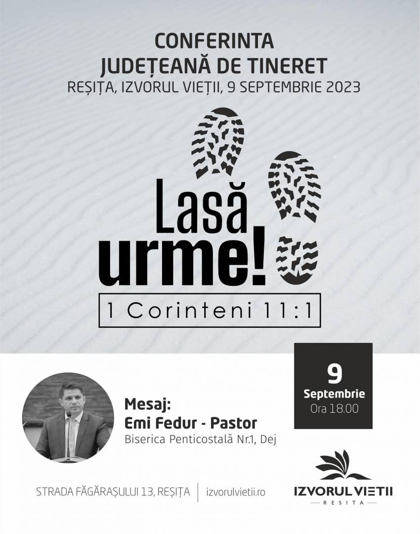 Conferință de tineret la Biserica Izvorul Vieții Reșița