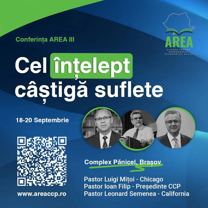 Conferința AREA III - Cel înțelept câștigă suflete