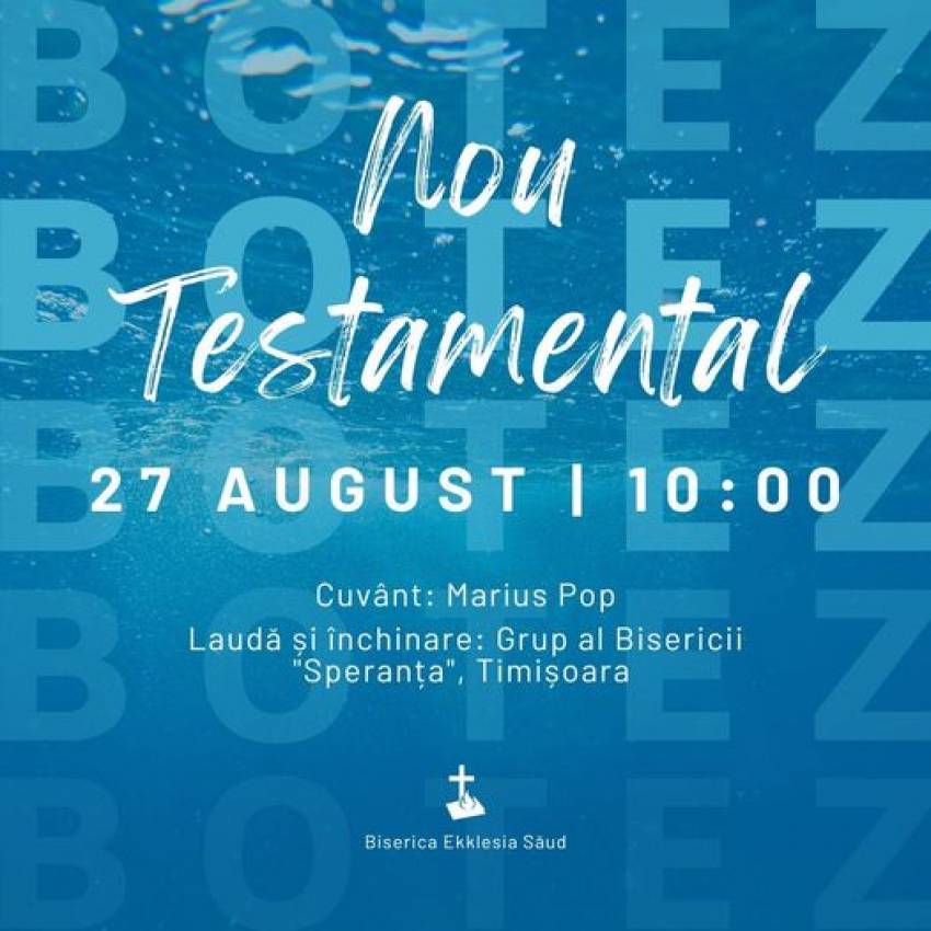 Botez la Biserica Ekklesia Săud