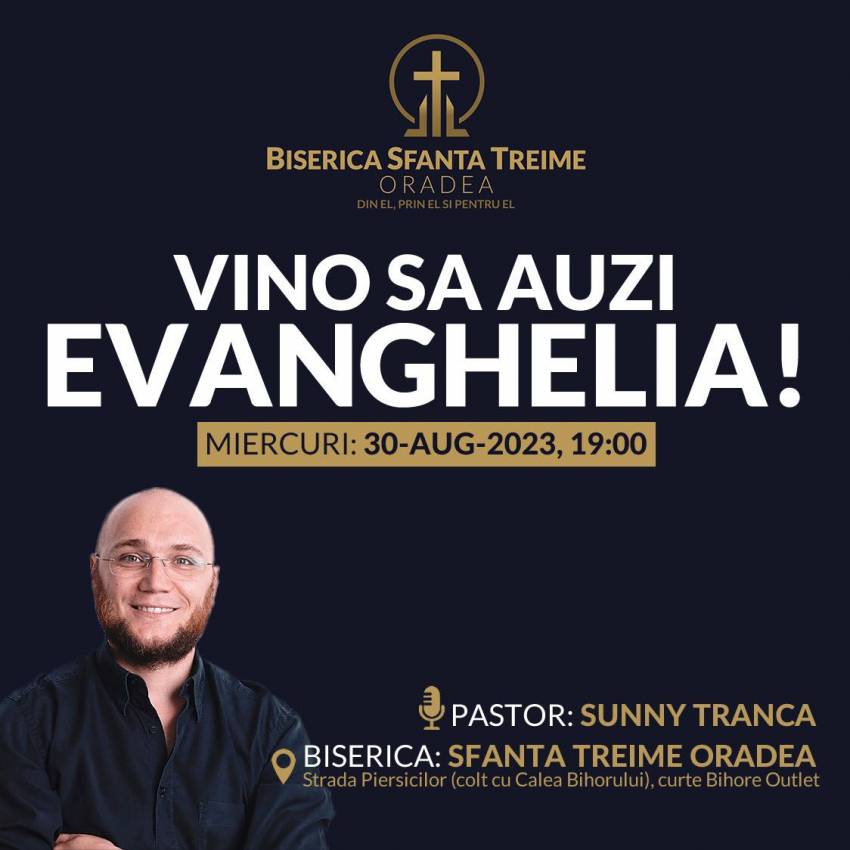 Sunny Trancă la Biserica Sfânta Treime Oradea