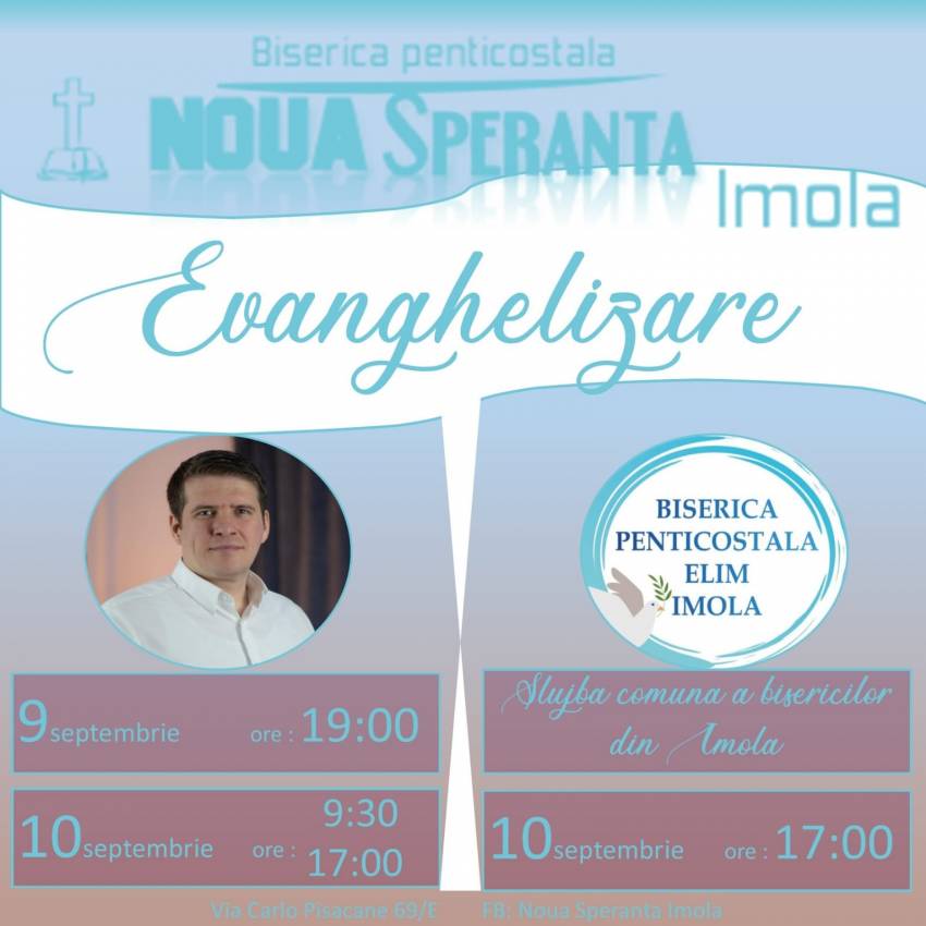 Evanghelizare cu Cristi Boariu la Imola