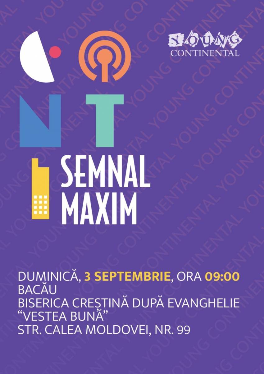 CONTINENTAL YOUNG la Biserica Creștină după Evanghelie Vestea Bună Bacău 