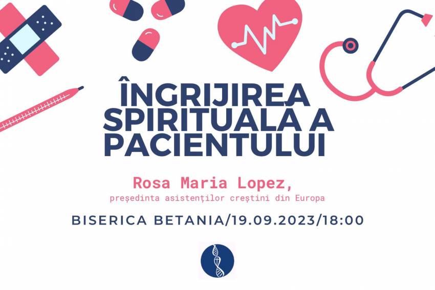 Conferință cu Rosa María López la Biserica Betania Sibiu