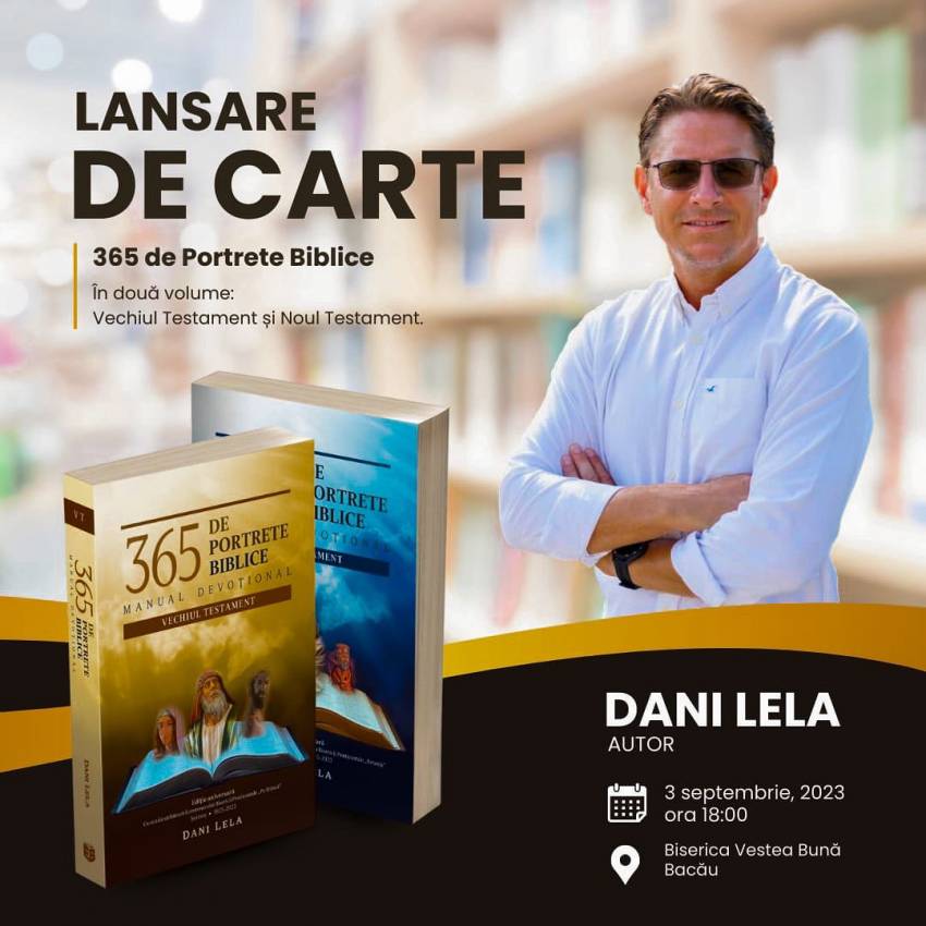 Lansare de carte la Biserica Vestea Bună Bacău