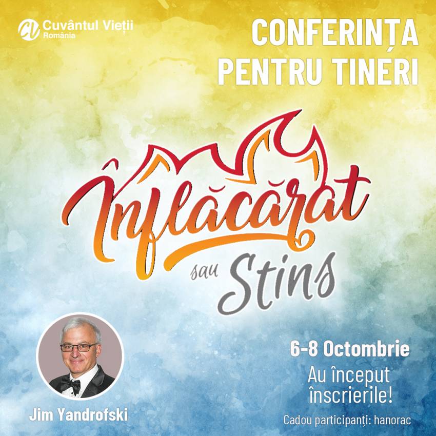 Conferința ”Înflăcărat sau Stins” la Micești