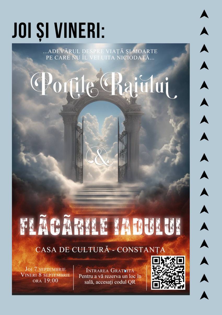 Sceneta „Porţile raiului şi flăcările iadului” la Casa de Cultură Constanța