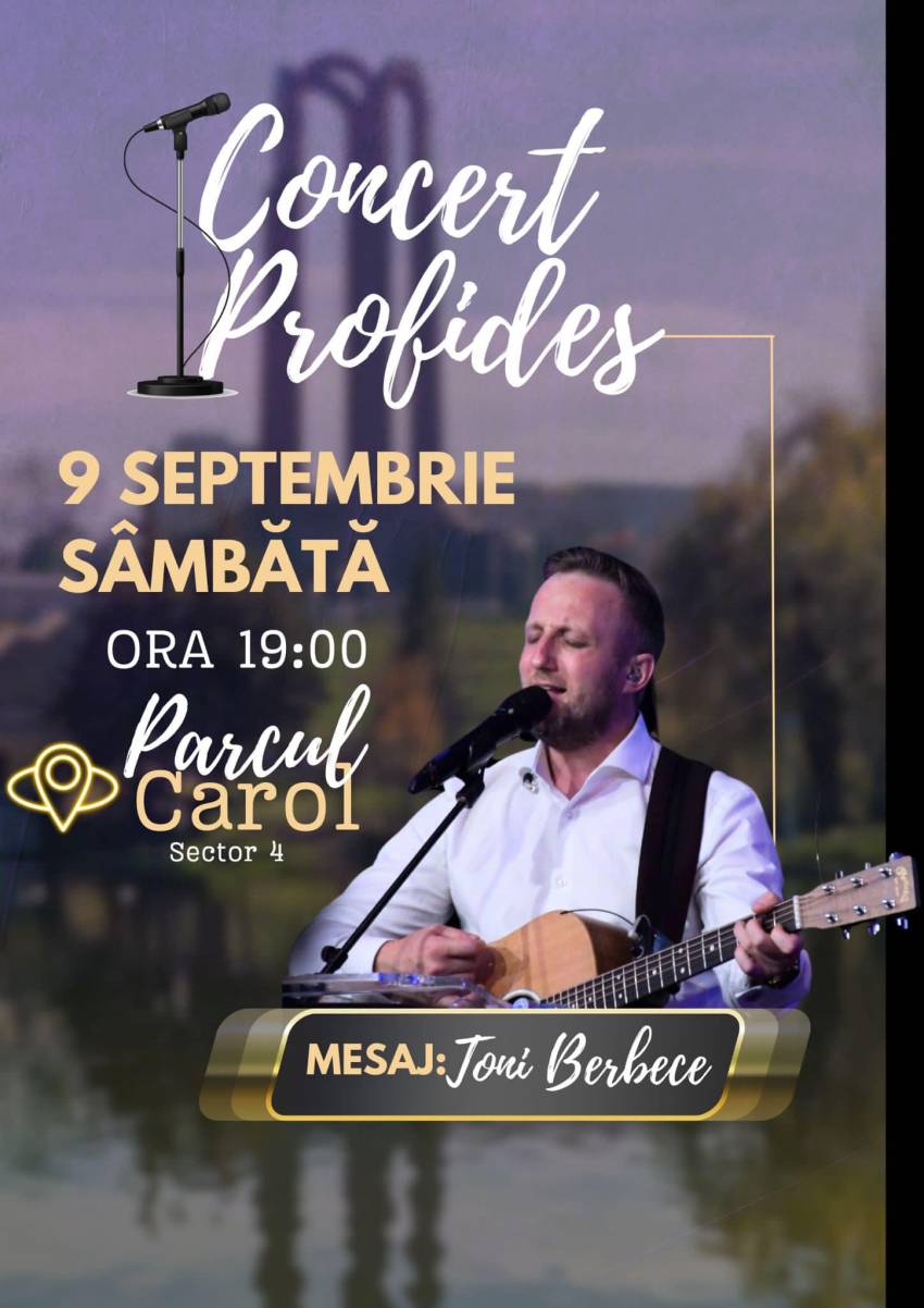 Concert Profides în Parcul Carol București