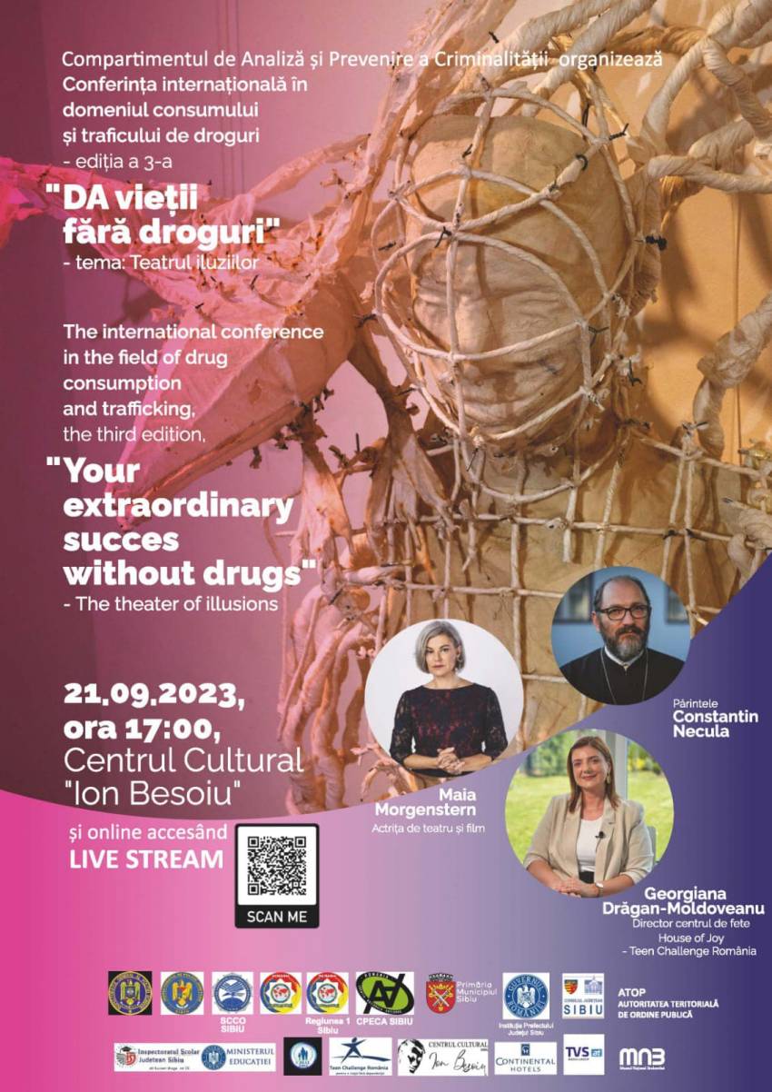 Teen Challenge România la Conferința internațională în domeniul traficului și consumului de droguri