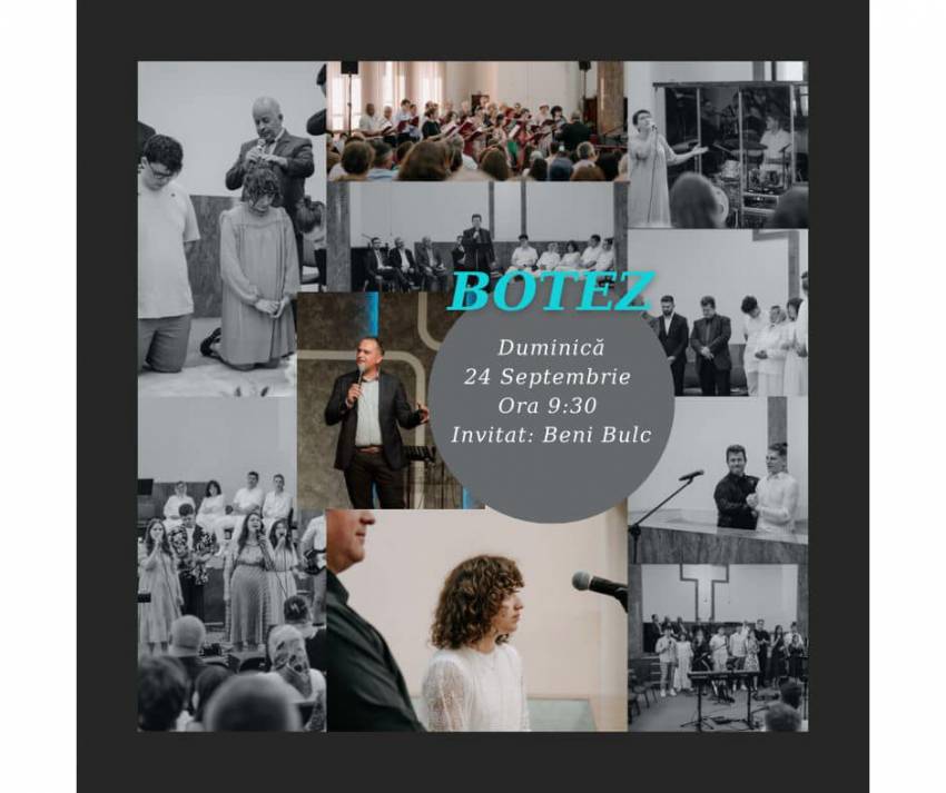 Botez la Biserica Sfânta Treime Sebiș