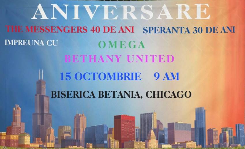 Aniversare 40 de ani la Biserica Betania Chicago