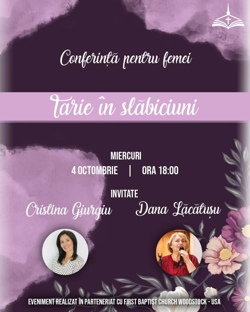Conferință pentru femei la Biserica Vestea Bună Lugoj