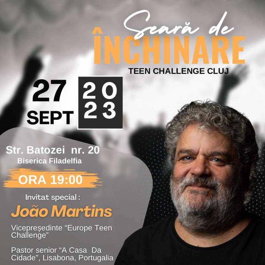 Joao Martins la Biserica Filadelfia Cluj-Napoca