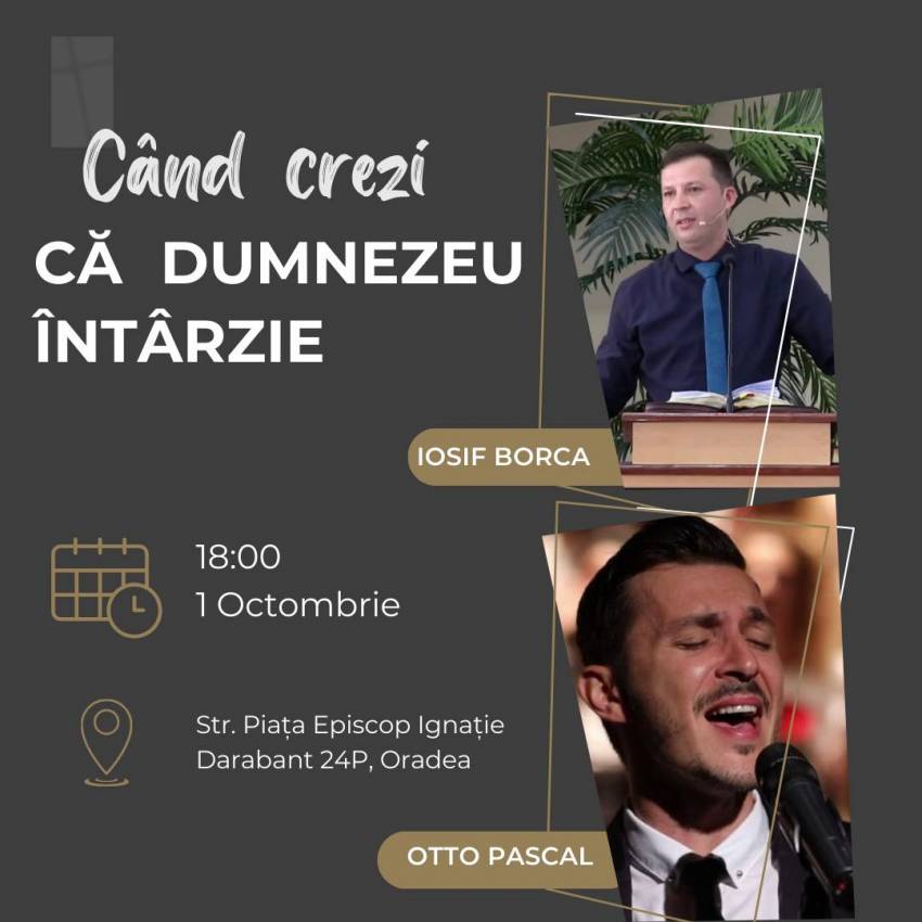  Iosif Borca și Otto Pascal la Biserica Invierea Oradea
