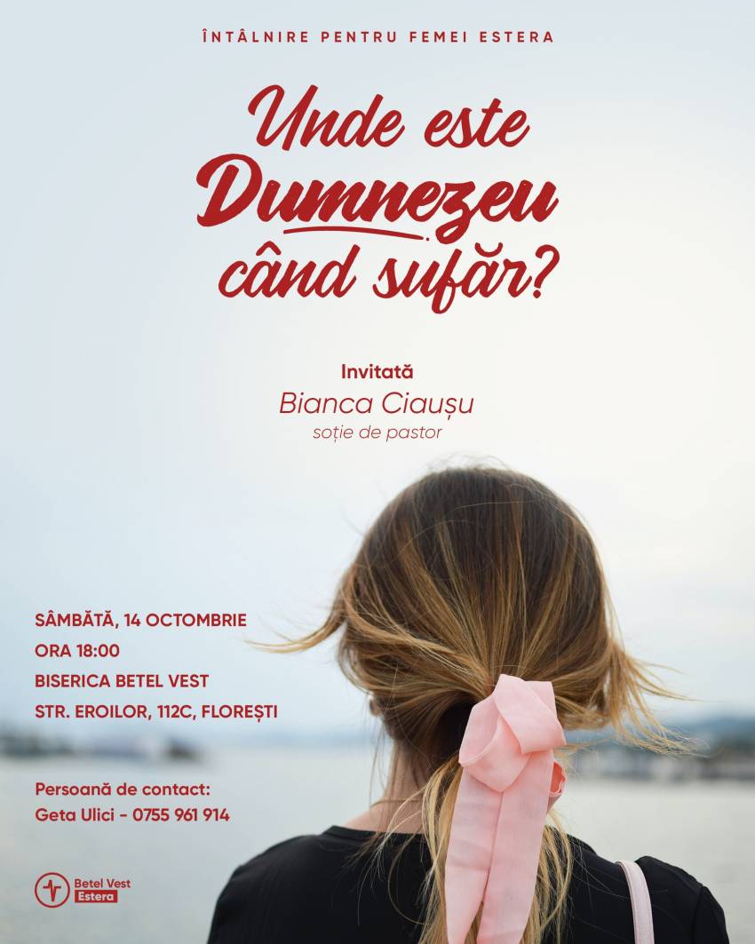 Conferință pentru femei la Biserica Betel Vest Florești