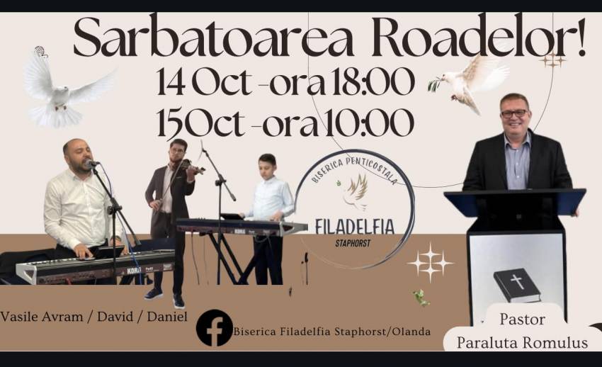 Sărbătoarea Roadelor la Biserica Filadelfia Staphorst