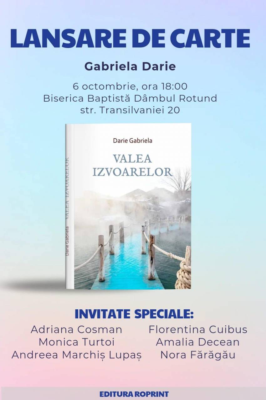 Lansare de carte la Biserica Dâmbul Rotund Cluj-Napoca