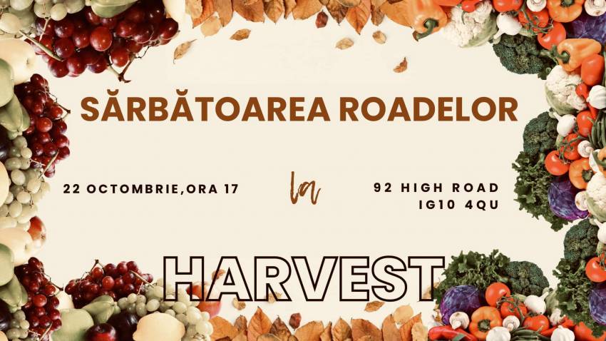Sărbătoarea Roadelor la Biserica Harvest Londra