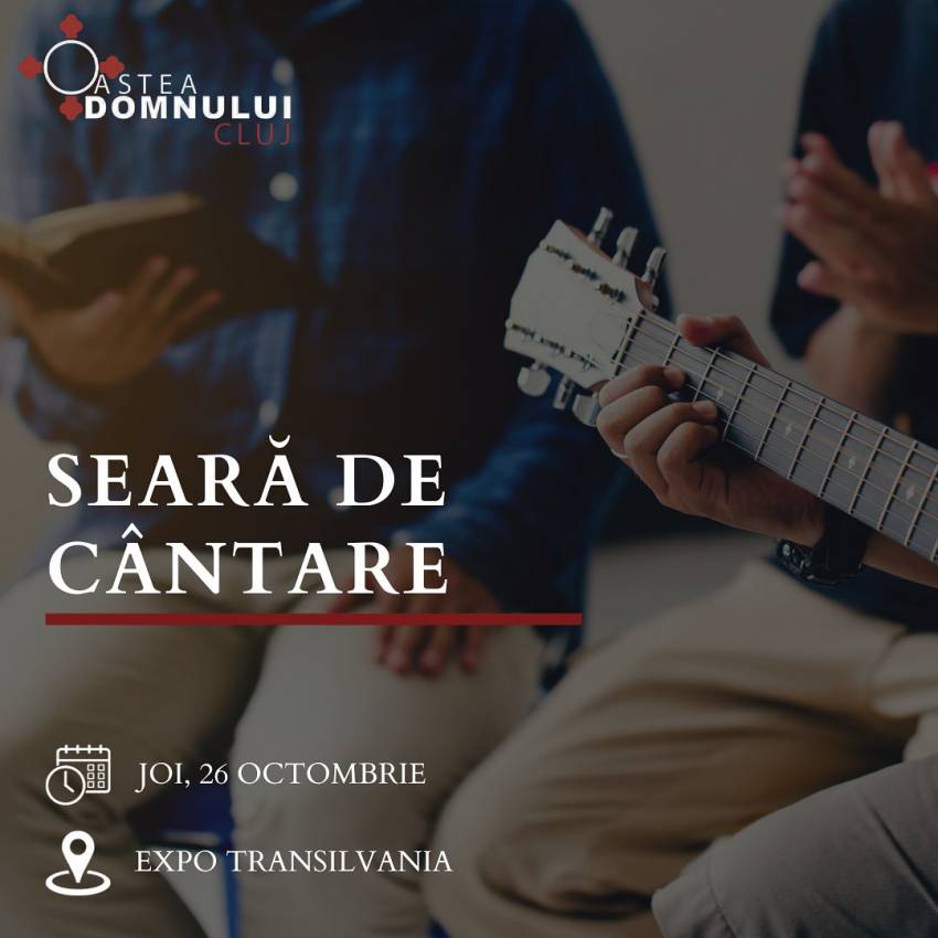 Seară de cântare la Expo Transilvania Cluj-Napoca