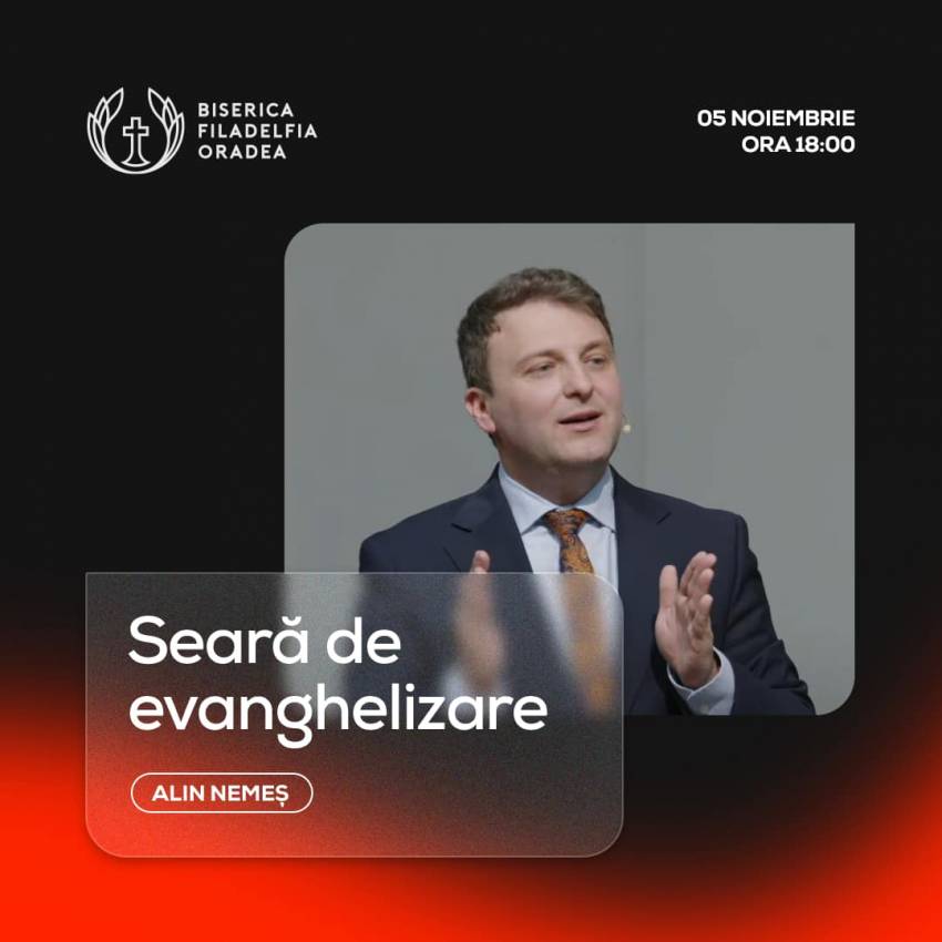 Alin Nemeș la Biserica Filadelfia Oradea