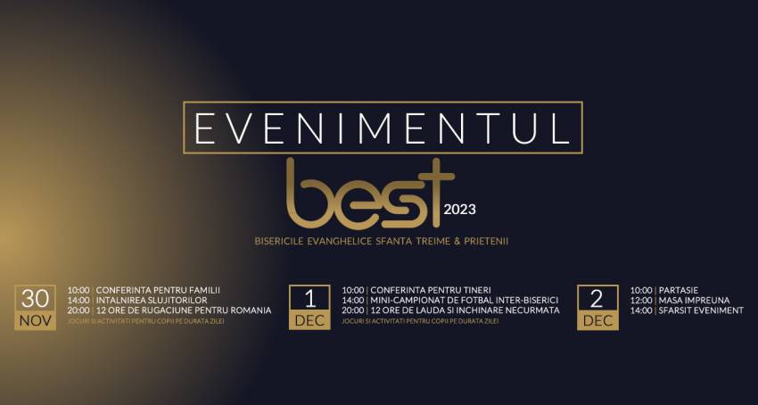 Evenimentul Bisericilor Evanghelice Sfânta Treime la Oradea