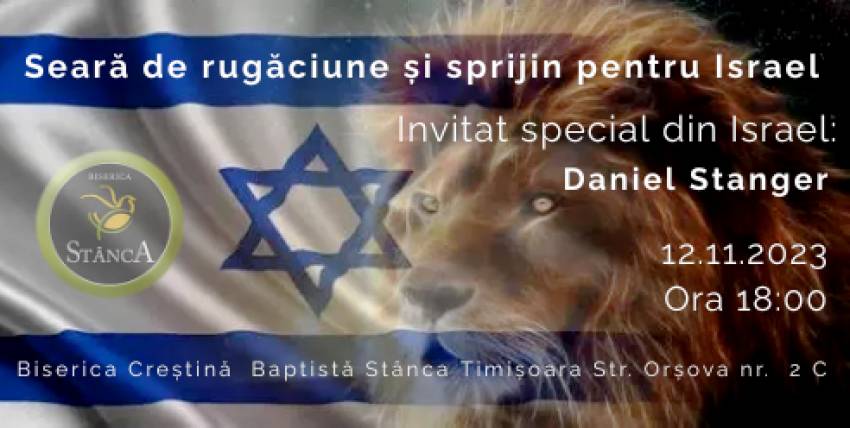 Daniel Stanger la Biserica Stânca Timișoara