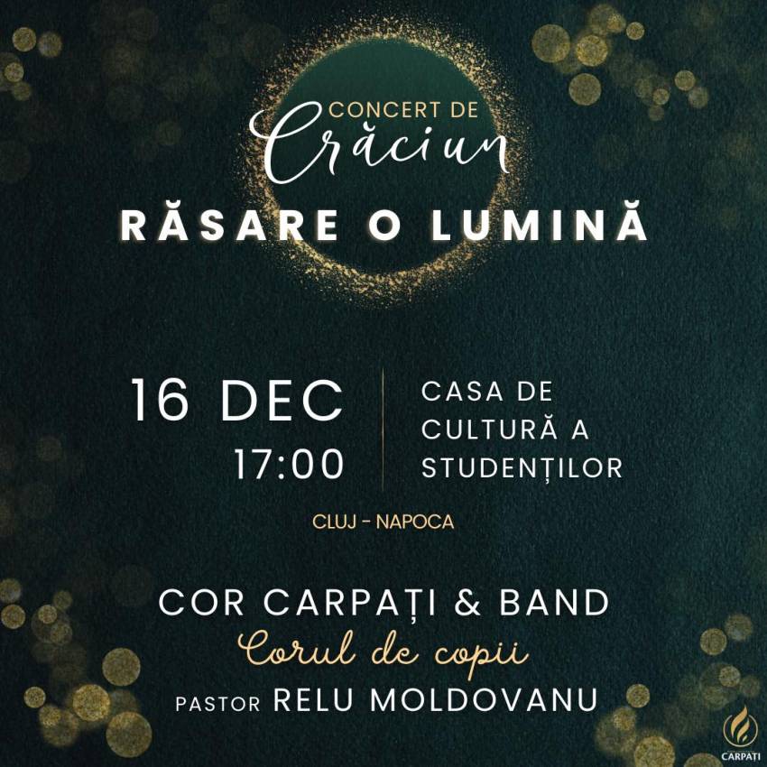 Concert de Crăciun la Casa de Cultură a Studenților Cluj-Napoca